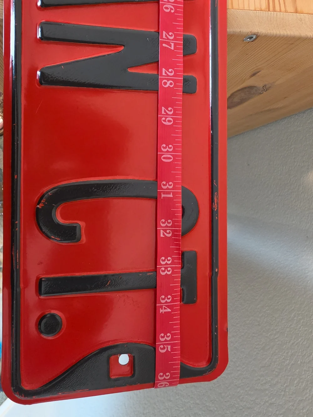 Michael Jordan Ct Street Sign Style Red Metal Sign 35x6 Wall Decor Man